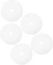 Hoement 5pcs Sheets Non Stick Silicone Dehydrator Sheets Round with Reusable Food Dryer Mats for Easy Cleaning and Break Resistance for Fruit and Vegetable Drying
