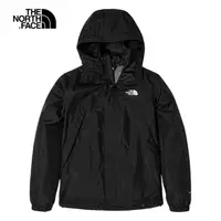 在飛比找HOTAI購優惠-The North Face防水透氣連帽衝鋒衣(黑) XL