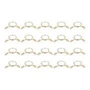 Fuel Line Hose Clips, 20pcs 16mm 65Mn Steel Tubing Spring Clamps