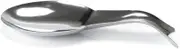 BIUDECO 1pc Stainless Steel Spoon Rest and Ladle Holder Rack for Kitchen and Rustproof Storage for Spatulas Cooking Utensils Silver