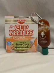 Cup Of Noodles, Ramen With Pocket Sriracha
