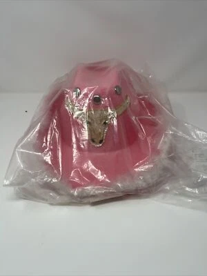 Nevada Clothing Sequin Buffalo Fluffy Pink Cowboy Hat