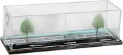 1:64 Scale Diecast Toy,Car Storage Car Garage Diorama Model,Freestanding,Storage Parking Lot Display Case, for Room Office, Seaside Road