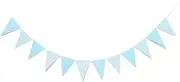 Party Decor 12 Flags 18cm Rose Gold Garlands Birthday Bunting Banners Pennant Baby Shower Wedding Garland Flags Party Decoration Supplies (Color : Multi)