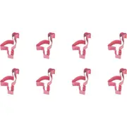 8x R&M Flamingo Cookie Cutter Polyresin Coated Steel Baking Mould 10cm Pink