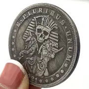 Ancient Egyptian Pharaoh Pyramid Anubis Horus Commemorative Carft Art Coin US