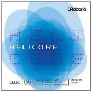 D'Addario Helicore Cello Single G String, 1/4 Scale, Medium Tension