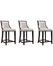 Manhattan Comfort Set of 3 Fifth Avenue Counter Stools