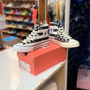 TheOneShop Converse 1970s 70s 拼接 縫線 旗幟 美國國旗 星星 高筒 帆布鞋 166425