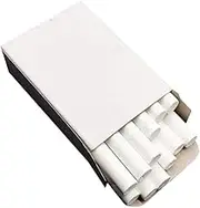 10 Pcs Sticks White Dustless,Chalkboard Chalk, Dustless Chalk For Indoor Chalkboard, Easy To Use Dustless Chalk,Water-Soluble Dustless Chalkboard Chalk Crayons School Office Supplies
