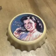 VTG 90's “Have a Coke” Coca Cola Bottle Cap Refrigerator Magnet