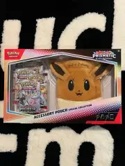 Pokemon Prismatic Evolutions Eevee Accessory Pouch Sealed SHIPS FREE & FAST