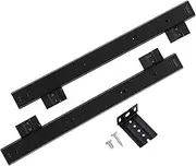 1Pair Durable Office Keyboard Slide Out Tray Heavy Duty Cold Rolled Keyboard Rail for Under Desk Convenience Rustproof Design for Home Office Use