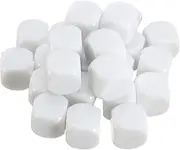 Generic 30Pcs Shiny Side Blank Dice DIY Funny Six Sided Cubes for Games Crafts and Relaxation Activities