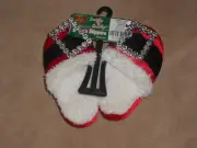 NEW, SANTA SLIPPERS CHILD SIZE SMALL, HOBBY LOBBY