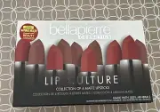 BellaPierre Lip Culture 4 Matte Lipsticks Nude, Hothead, Incognito & Aloha NIB