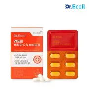 Dr.Ecell Liposome Vitamin C & Vitamin D 1,100mg x 30 Tablets / Korean Supplement