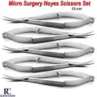 Dental Noyes Spring Precision Curved Micro Surgical Scissors Ophthalmology Tool