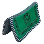 Carona Green Charro Horse Pad Lienzo Charro