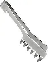 TIDTALEO Buffet Dessert Tongs Stainless Steel Food Serving Clamp Kitchen Clips for Noodles Bread and Appetizers Heavy Duty Easy to Clean for BBQ and Buffets