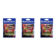 3x Surecatch Whiting Rig Hooks and Lumo Beads Size 4