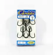 Gamakatsu 66238 Treble Hook Treble 21 ZS-B Size 2 ,5 Per pack (5456)