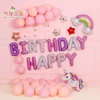 在飛比找樂天市場購物網優惠-派對氣球 【氣球王國一周歲生日布置】兒童寶寶派對主題趴體背景