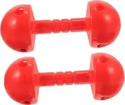 Sosoport 2pcs Small Interactive Dumbbells Fun Exercising Weights for Coordination and Physical Function for Outdoor Activities and Fitness Programs