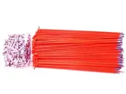 SPOKE SALE Hi-Tech Powder Coated Spokes 178mm Orange (36)
