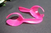 Tupperware Set of 2 Gadgets Egg Scoops Spoon Dippers Lifters Sheer Pink