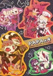 Hazbin Hotel HELLUVA BOSS Fanzine Doujinshi Comic Alastor Lucifer Blitzo Stolas