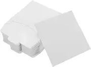 WHAMVOX 50pcs Paper CD Sleeves DVD Envelopes Storage Bags for and DVDs Lightweight Simple Design Protects Discs from Stains for Organizing and Storage