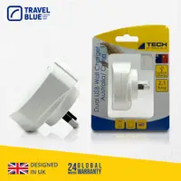 在飛比找PChome24h購物優惠-【Travel Blue 藍旅 】澳洲/紐西蘭 雙孔 USB