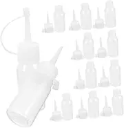 FOMIYES 12pcs Hair Dye Pump Spouts Small Spray Bottle Leak Cleaning Spray Bottle Syrup Hair Dye Squeeze Bottle Emptying Kit Oiling Drink Pour Oil Spray Bottle Hair Oils Pe