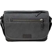 Tenba Cooper 8 Camera Bag - Grey Canvas/Black Leather