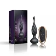 Petite Sensations Black Discover Butt Plug with Remote Control Anal Vibrating