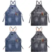 Chef Apron Adjustable Apron with Pockets Kitchen Cooking Baking Aprons