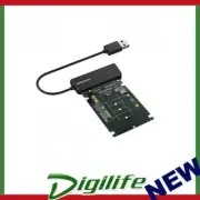 Simplecom SA225 USB 3.0 to mSATA + M.2 (NGFF B Key) 2 In 1 Combo Adapter