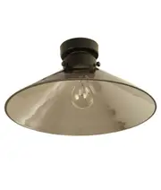DIY Batten Fix Cone Shape Large Smokey/Black