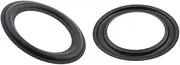 H HILABEE 2Pcs Speaker Rubber Surround 5 Inch Speakers Repair Parts Foam Edge Sponge DIY for Speaker Accessories