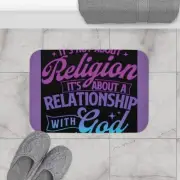 Faith-Inspired Bath Mat - Cozy Bathroom Decor, Religious Gift, Home [...]