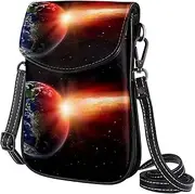 [FVQL] Crossbody Bag for Women, Purse, Messenger Bag, Shoulder Bag, space and earth pattern