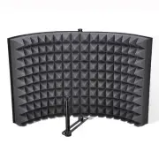 Folding Studio Microphone Isolation Shield Recording Sound Absorber Foam Panel