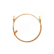 50Pcs 1M Cat 6 Ultra Thin Lszh Ethernet Network Cable Orange