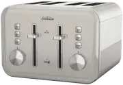 Sunbeam Simply Shine Toaster - Cream 4 Slice