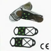 U6-803 Anti-slip Ice Snow Traction Cleats Slip-on Shoe Spikes M L Crampons