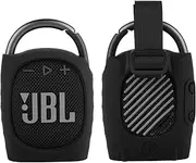 TXEsign Silicone Protective Carrying Case Compatible with JBL Clip 4 - Portable Mini Bluetooth Speaker Carrying Stand Up Cover Pouch for JBL Clip 4 (Black)