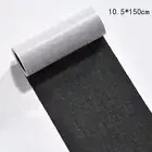 10.5*150cm Nylon Fabric Iron-on Patches Black Denim Patches For Clothing