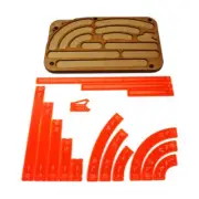 Micro Art Gaming Template Space Fighter - Maneuver Tray - Orange SW (New)