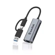 2.5G USB C Ethernet Adapter USB A Network Adapter Laptop RJ45 Adapter